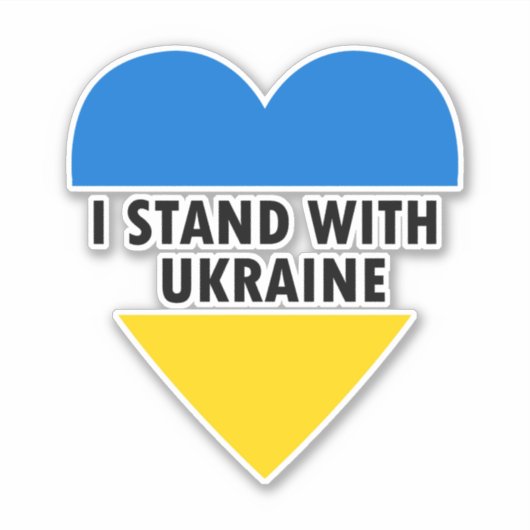 STICKER UKRAINE (Devant)
