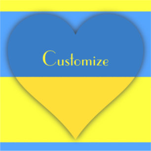 Sticker Ukraine Drapeau bleu jaune Thunder_Cove
