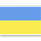 Sticker Ukraine drapeau ukrainien (Recto)