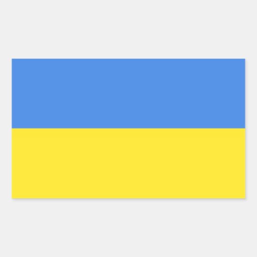 Sticker Ukraine drapeau ukrainien (Devant)