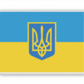 Sticker Ukraine, drapeau ukrainien (Devant)