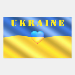 Sticker Ukraine drapeau ukrainien - Liberté