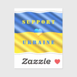 Sticker Ukraine drapeau ukrainien - Liberté