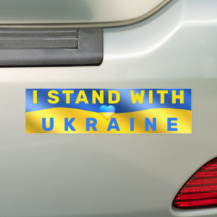Sticker Ukraine pare-chocs drapeau ukrainien