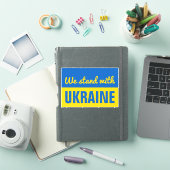 Sticker Ukraine Soutien patriotique Paix Ukraine Drapeau v (Couverture iPad)