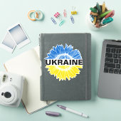 Sticker Ukraine Sunflower Soutien Solidarité Ukraine (Couverture iPad)