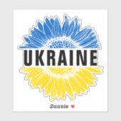 Sticker Ukraine TournUkraine Soutien ukrainien Solidarité (Feuille)