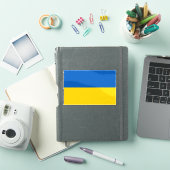 Sticker Ukrainian flag. I support Ukraine. (Couverture iPad)