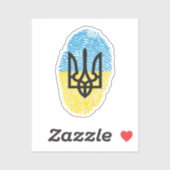 Sticker ukrainien (Feuille)