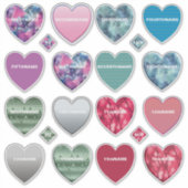 Sticker Ultimate 16 Nom Collection Coeurs (Devant)
