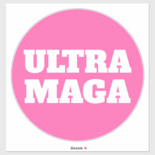Sticker Ultra MAGA femmes roses pour Trump