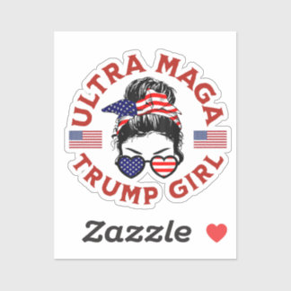 Sticker Ultra Maga Trump Girl