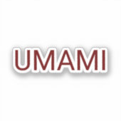 Sticker Umami (Recto)