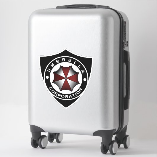 Sticker Umbrella Corp Shield (Sur valise)