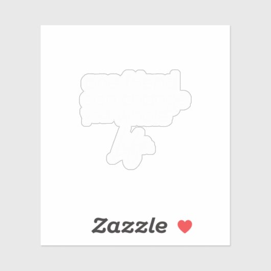 Sticker un ami peut changer toute votre vie (Feuille)