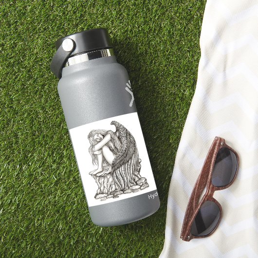 Sticker Un ange endormi sur la pierre (HydroFlask Insitu)
