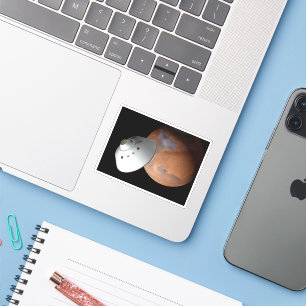 Sticker Un Appareil Spatial Encaissé D'Aérocoque En Approc