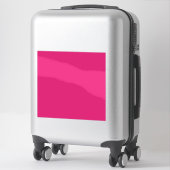 Sticker un arrière - plan rose avec un noir (Sur valise)