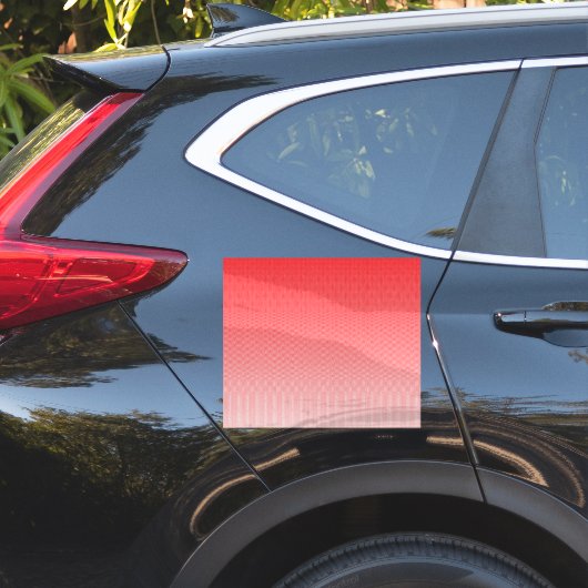 Sticker un arrière - plan rouge et blanc avec de petits ca (Coté voiture)