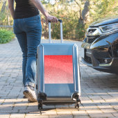 Sticker un arrière - plan rouge et blanc avec de petits ca (Valise Insitu)