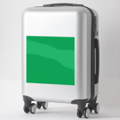 Sticker un arrière - plan vert avec un (Sur valise)