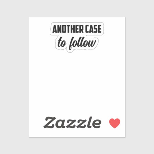 Sticker Un Autre Coque À Suivre : Véritable Criminalité Ob (Feuille)