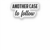 Sticker Un Autre Coque À Suivre : Véritable Criminalité Ob (Recto)