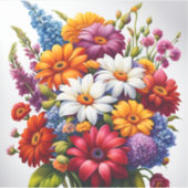 Sticker Un bouquet (Devant)