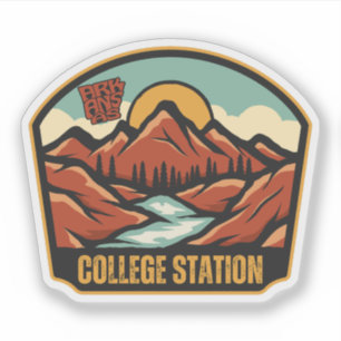 Sticker Un cadeau pour tous ceux qui aiment College Statio
