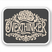 Sticker Un cerveau surpensant (Devant)