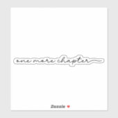 Sticker Un chapitre de plus (Feuille)