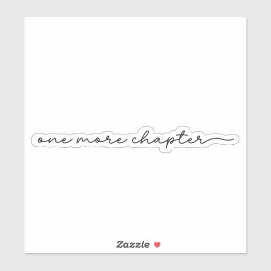 Sticker Un chapitre de plus (Feuille)