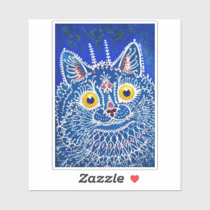 Sticker Un chat dans le style gothique par Louis Wain