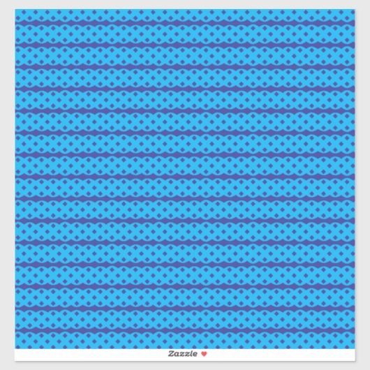 Sticker Un ciel bleu clair s'étend au-dessus d'un bleu pro (Feuille)