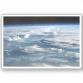 Sticker Un ciel nuageux au-dessus du Soudan (Devant)