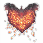 Sticker Un coeur renaît (Devant)