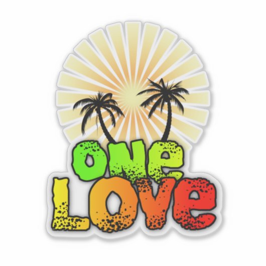 Sticker Un decal d'amour (Devant)