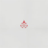 Sticker un design de fleur rouge sur un arrière - plan bla (Devant)