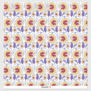 Sticker Un design dynamique avec création jaune et orange