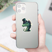 Sticker Un dragon sinistre en chapeau (Téléphone)