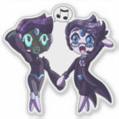 Sticker Un duo charmant (Devant)