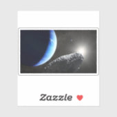 Sticker Un Hippocamp de la minuscule lune de Neptune. (Feuille)