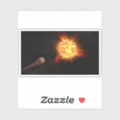 Sticker Un jeune nain rouge (Feuille)