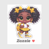 Sticker Un membre de l'équipe chaleureuse - Jaune (Feuille)
