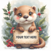 Sticker Un Noël personnalisé et admirable (Devant)