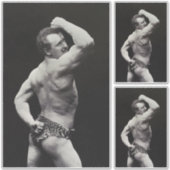 Sticker Un nouvel article de StrongMen Eugen Sandow Bodybu (Devant)