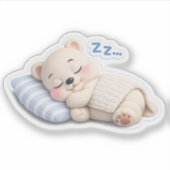 Sticker Un ours endormi (Devant)