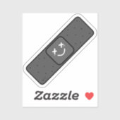Sticker Un pansement foncé (Feuille)