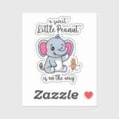 Sticker Un Petit Arachide Douce En Chemin Nouveau Cool Béb (Feuille)