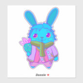 Sticker Un petit lapin heureux (Feuille)